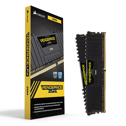 The CORSAIR DDR4-3600 CL16 VENGEANCE LPX BLACK, released in April 2022, is a high-performance memory kit designed for desktop systems. This DDR4 memor