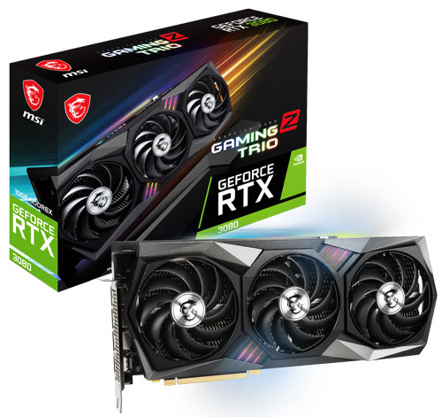 The MSI GeForce RTX 3080 Gaming Z Trio D6X is a powerful graphics card released in August 2021, designed to deliver exceptional gaming performance and