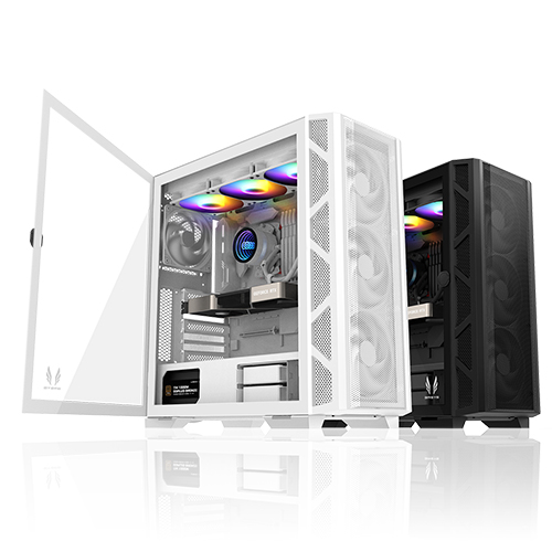 The 3RSYS J740 Quiet is a mid-tower ATX PC case designed for users seeking a balance of quiet operation, ample space, and modern features. Released in