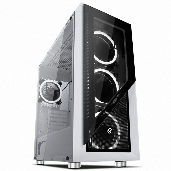 The ABKO SUITMASTER 361G CALLISTO, released in November 2017, is a versatile and stylish mid-tower PC case designed to accommodate a range of motherbo