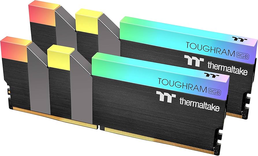 The Thermaltake DDR4-4000 CL19 TOUGHRAM RGB, launched in February 2020, is a high-performance memory kit designed for desktop PCs. This DDR4 memory mo