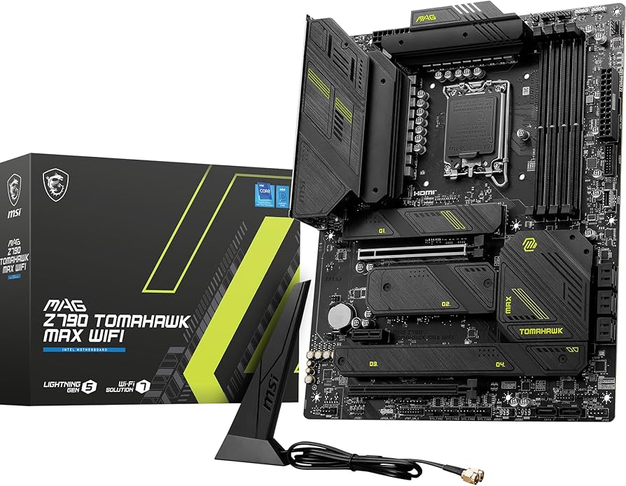 The MSI MAG Z790 Tomahawk WIFI, launched in October 2023, is a robust and feature-rich motherboard designed to support Intel CPUs with the Socket 1700