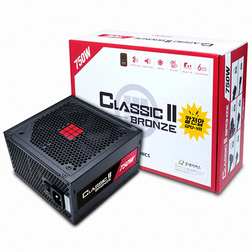 The Micronics Classic II 750W 80 PLUS Bronze is a robust ATX power supply unit released by Micronics in August 2019. Designed to deliver a reliable an