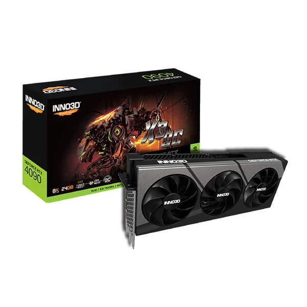 The INNO3D GeForce RTX 4090 OC D6X X3 24GB is a high-end graphics card released in October 2022, designed to deliver exceptional gaming and rendering