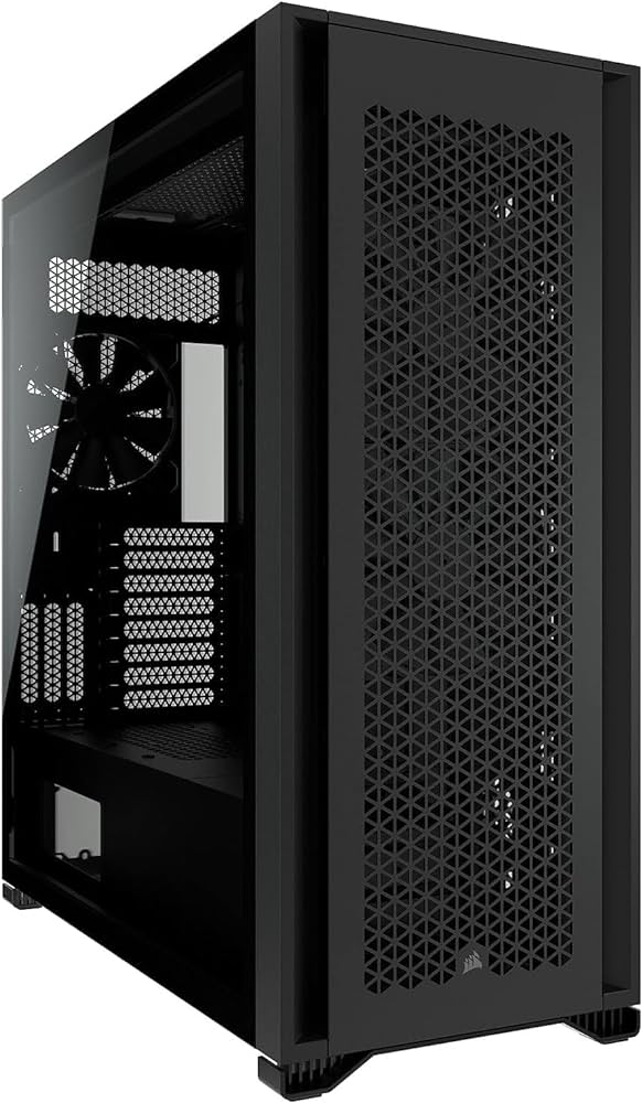 The CORSAIR 7000D AIRFLOW, launched in July 2021, is a big-tower PC case designed for high-performance builds with extensive cooling and storage capab