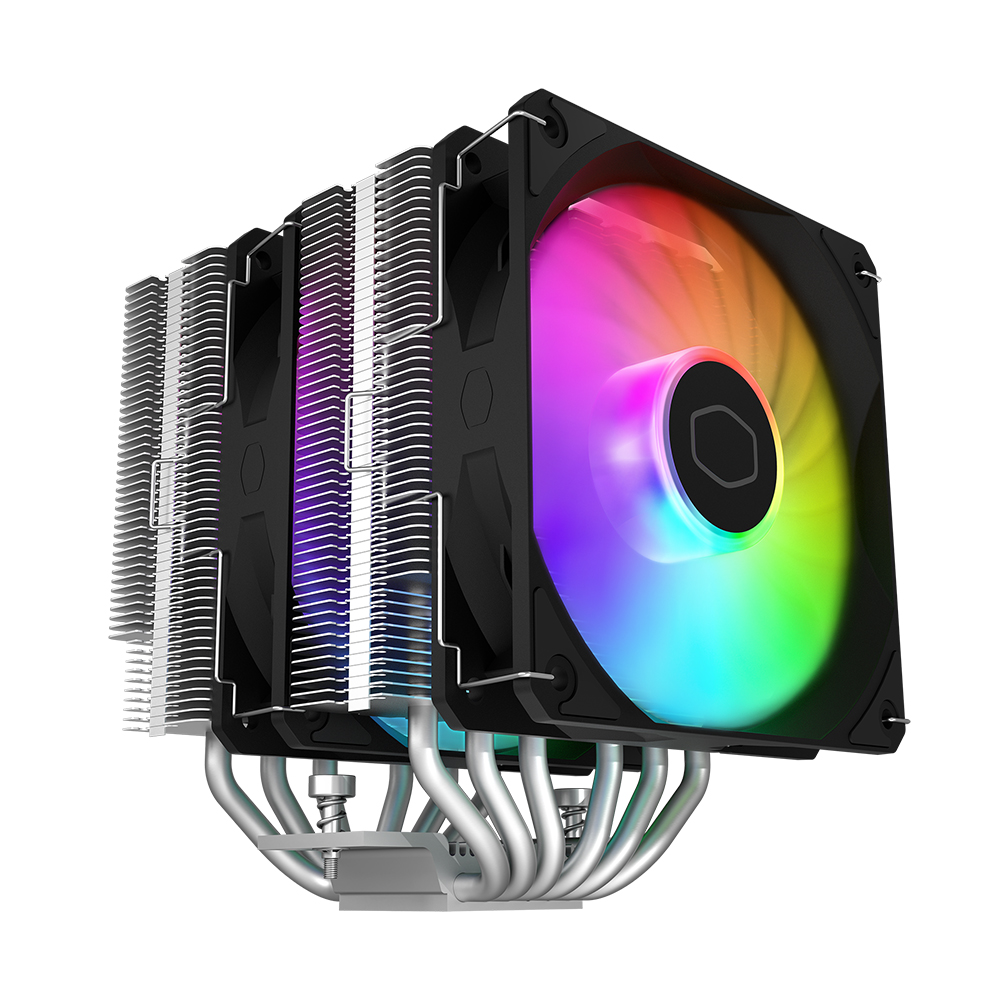 The Cooler Master HYPER 620S ARGB is an advanced air cooler introduced in April 2023, designed to provide efficient cooling performance for a wide ran