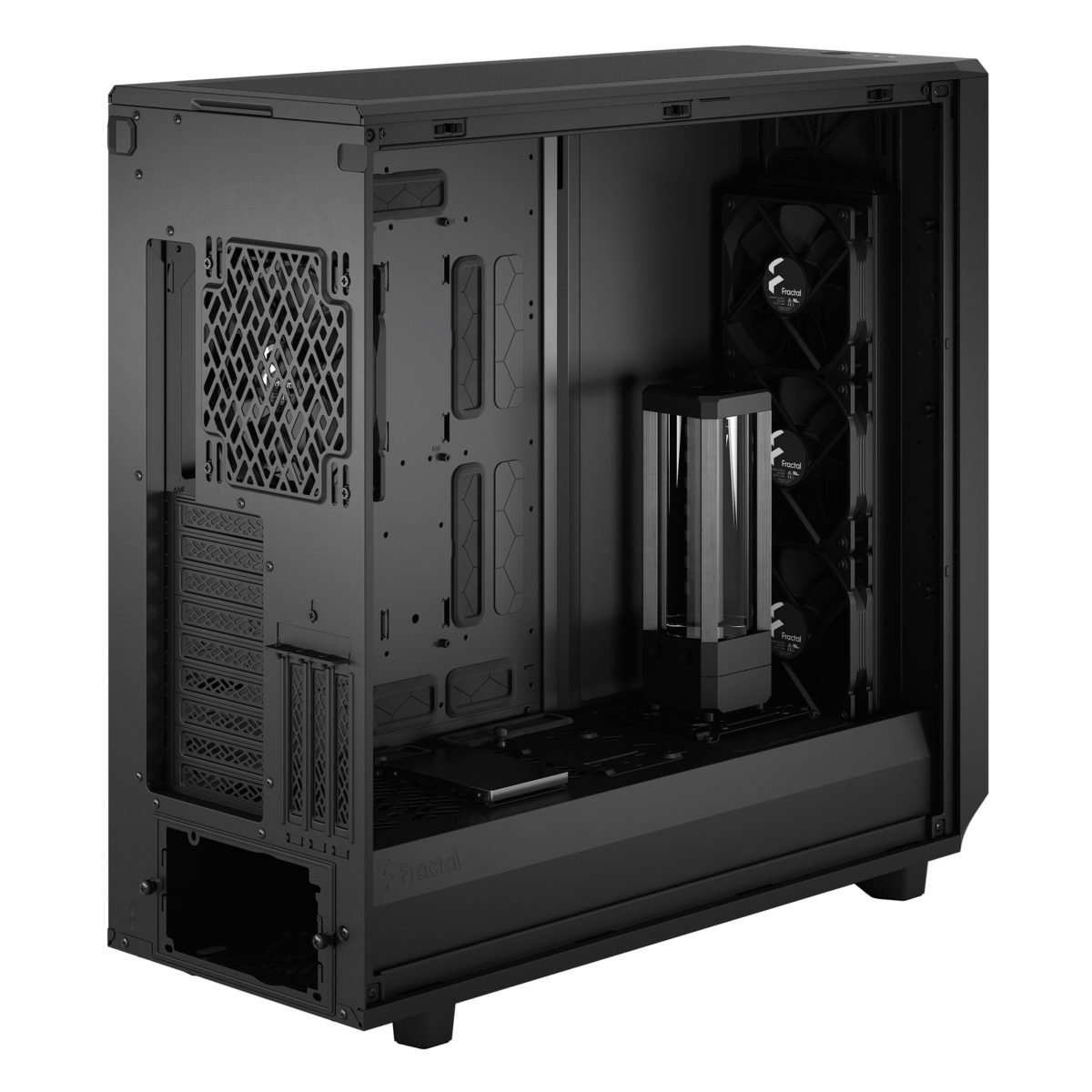 The Fractal Design Meshify 2 XL Light, released in November 2020, is a premium big-tower PC case designed for high-performance builds and extensive co