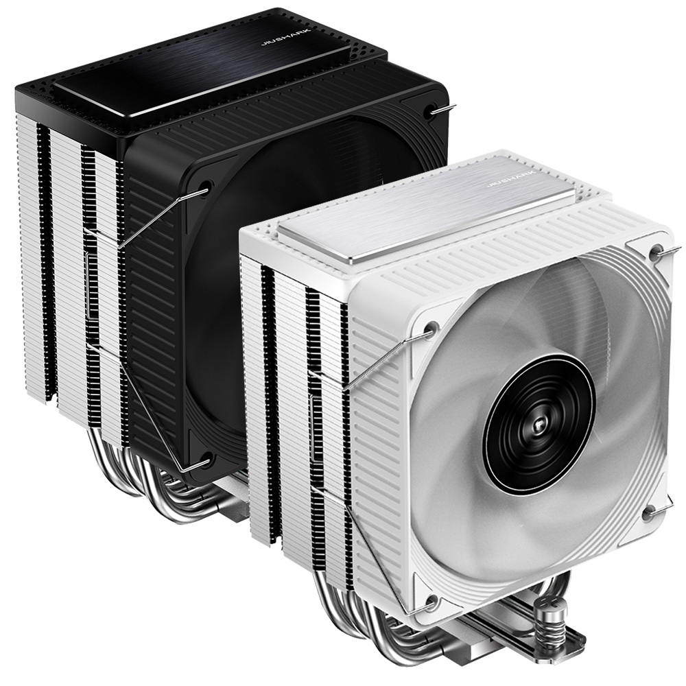 The JIUSHARK JF100RS Crystal is a high-performance air cooler introduced by JIUSHARK in January 2023, designed for efficient heat dissipation and comp