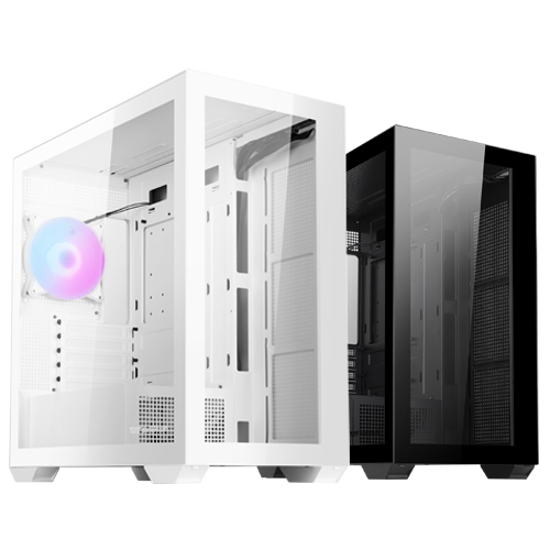 The darkFlash DLM4000 GLASS is a stylish and compact mini-tower PC case, launched in September 2023. Designed for M-ATX motherboards, it also supports