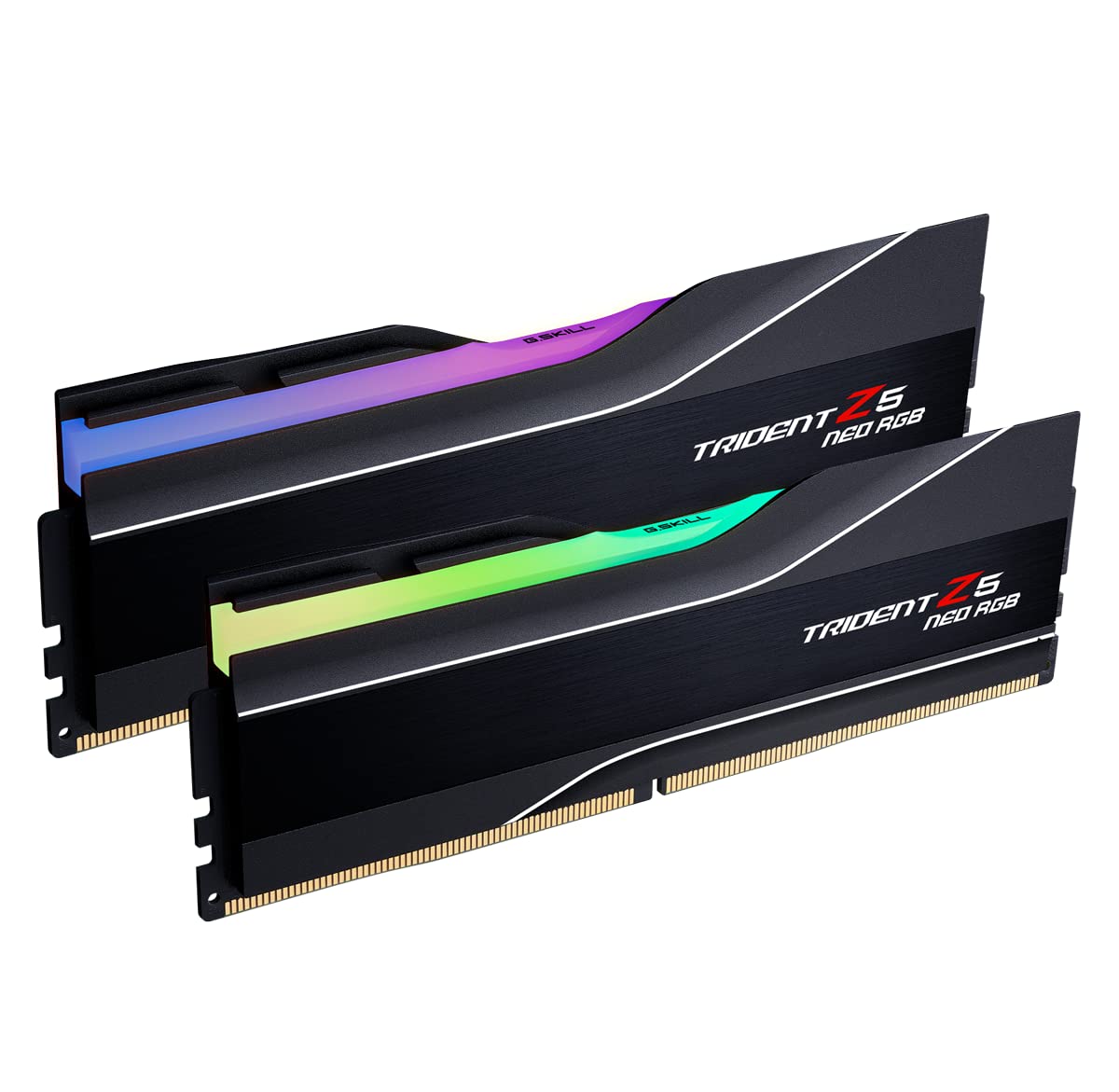 The G.SKILL DDR5-6000 CL36 Trident Z5 NEO RGB J memory kit is engineered for high-performance desktop setups, delivering exceptional speed and visual