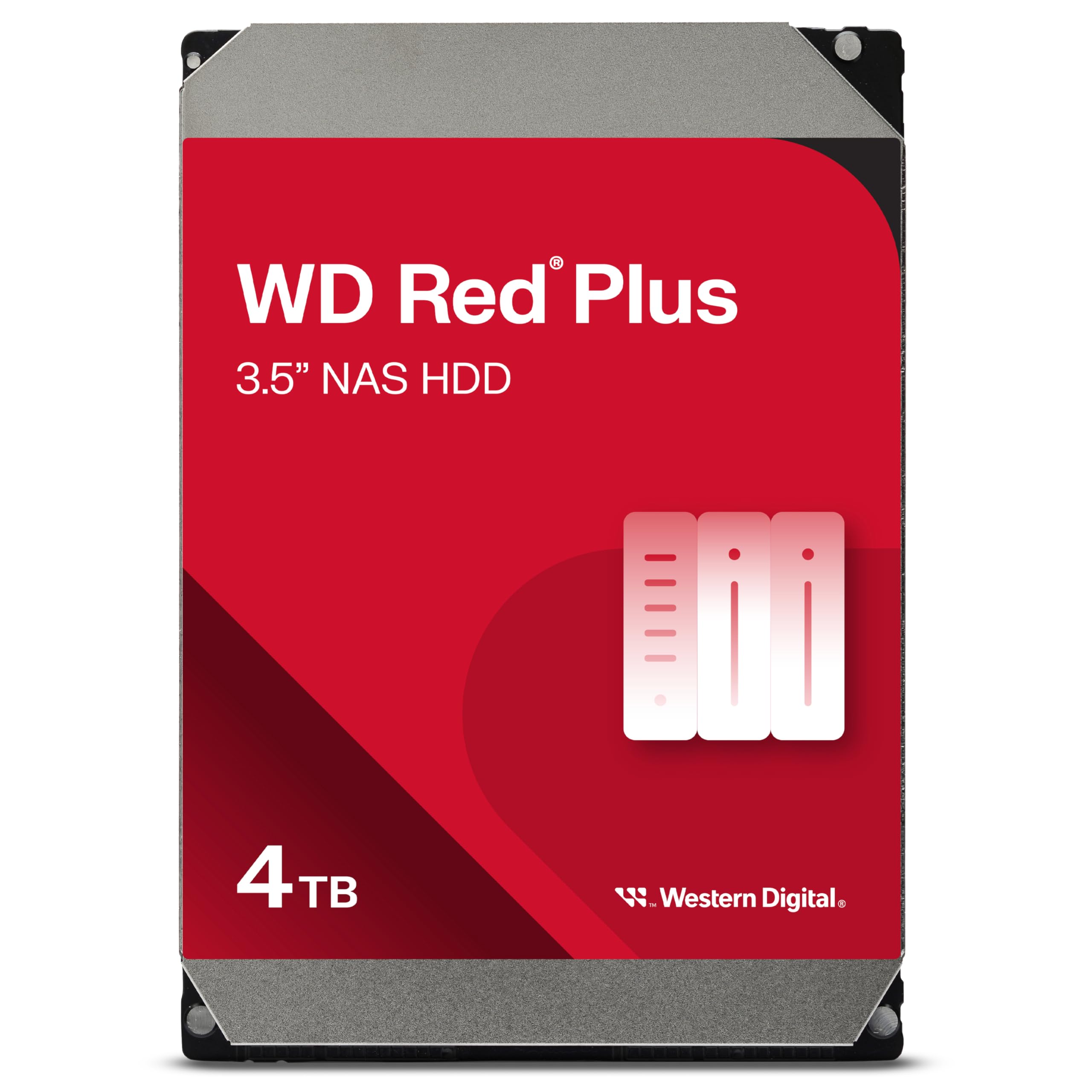 The Western Digital WD RED Plus (WD40EFPX) is a reliable NAS hard drive designed to support small to medium business and home NAS environments. With a