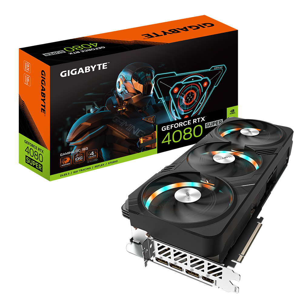 The GIGABYTE GeForce RTX 4080 SUPER GAMING OC D6X 16GB is a high-end graphics card designed for demanding gamers and creators, delivering powerful per